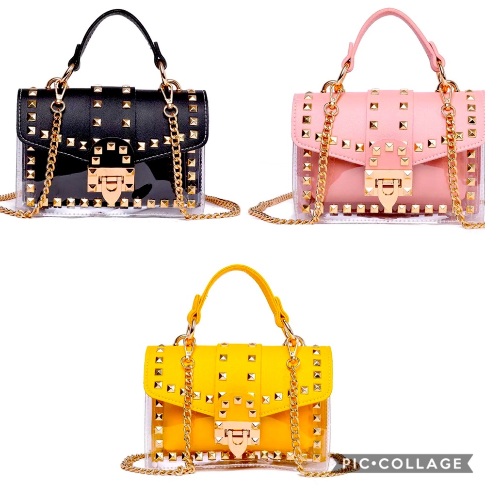 Gold-Studded Handbags
